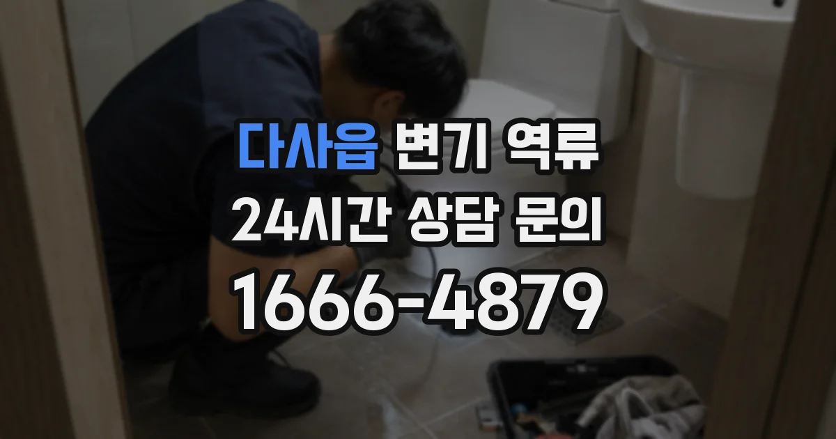 다사읍 변기 역류
