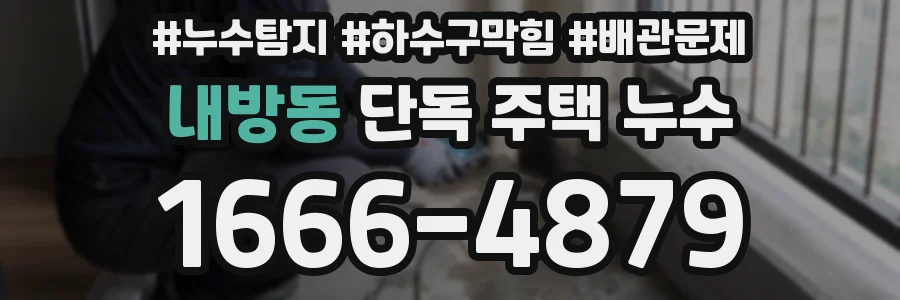 내방동 단독 주택 누수