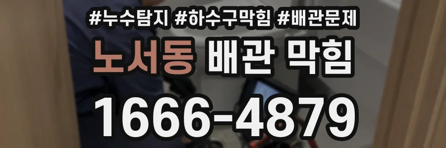 노서동 배관 막힘