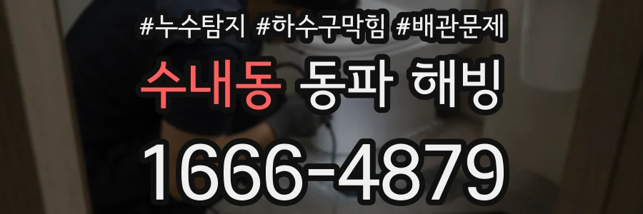수내동 동파 해빙