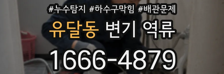 유달동 변기 역류
