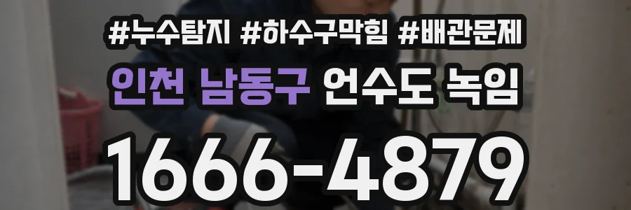 인천 남동구 언수도 녹임