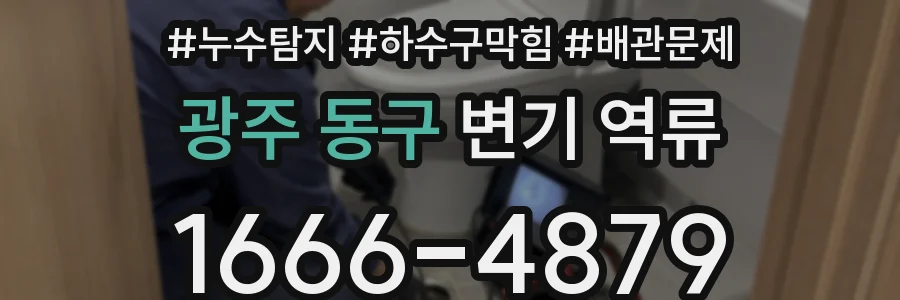 광주 동구 변기 역류