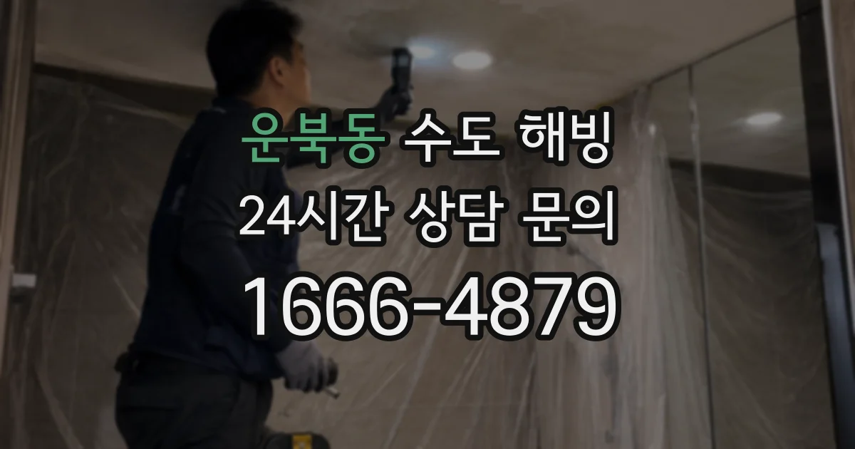 운북동 수도 해빙