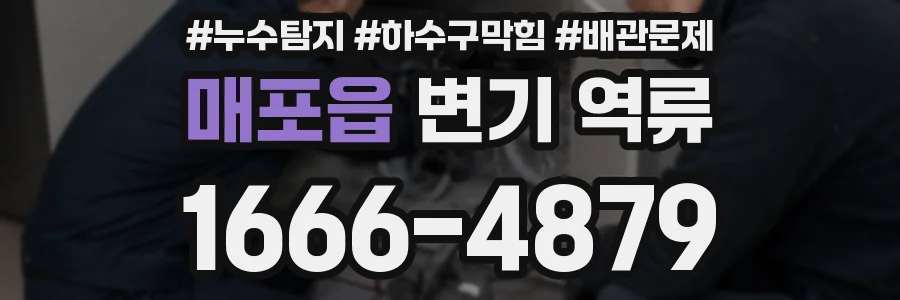 매포읍 변기 역류