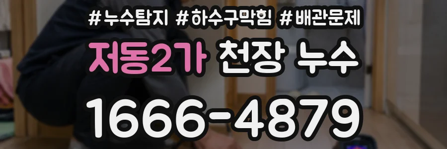 저동2가 천장 누수