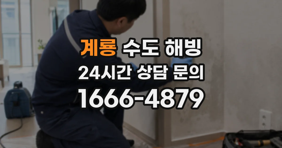 계룡 수도 해빙
