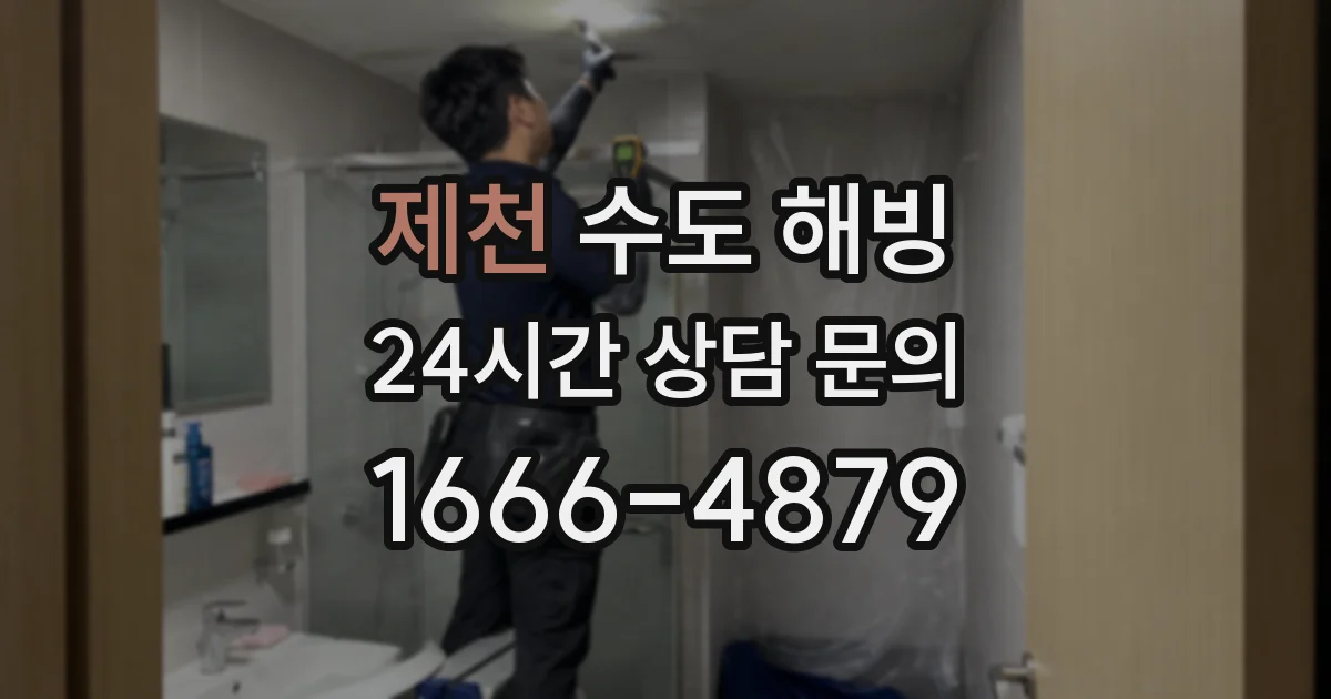제천 수도 해빙