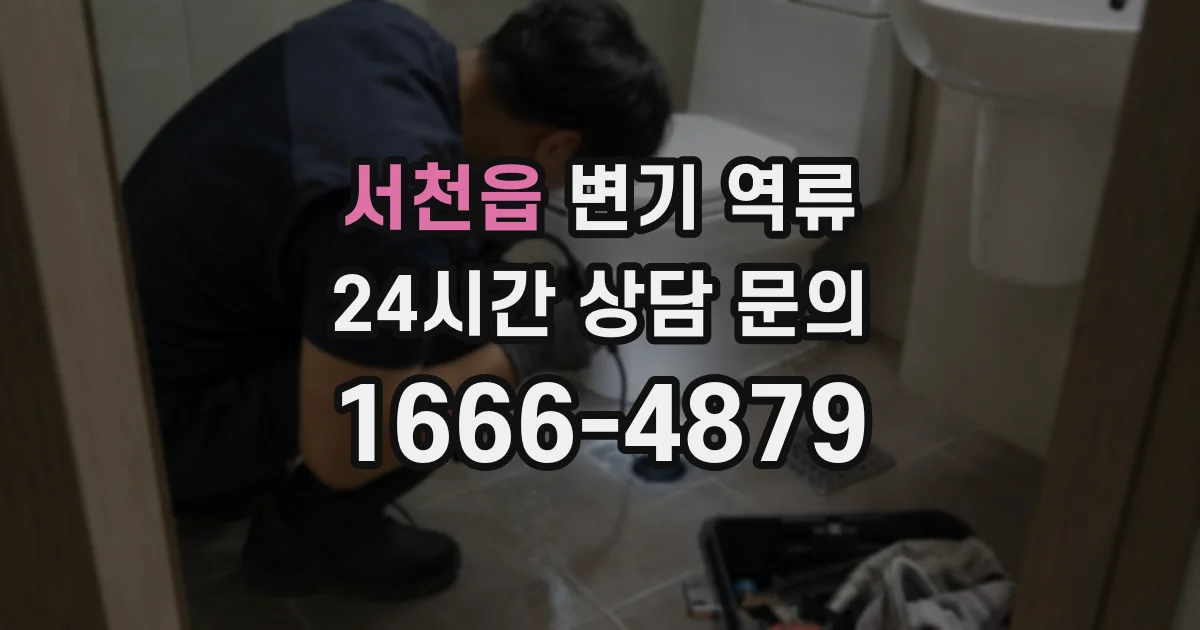 서천읍 변기 역류