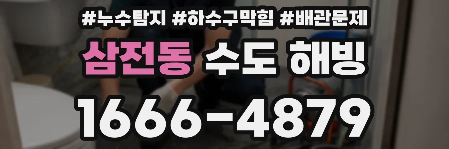 삼전동 수도 해빙