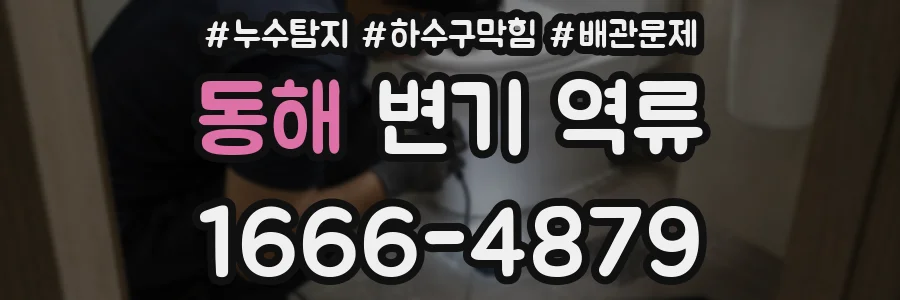 동해 변기 역류
