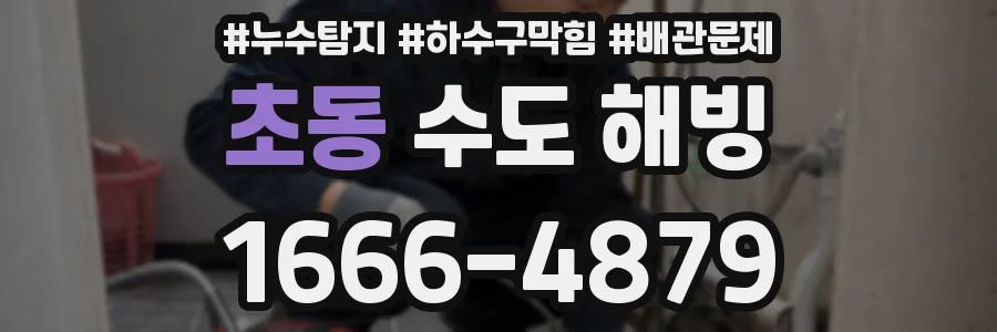초동 수도 해빙