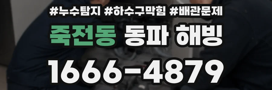 죽전동 동파 해빙