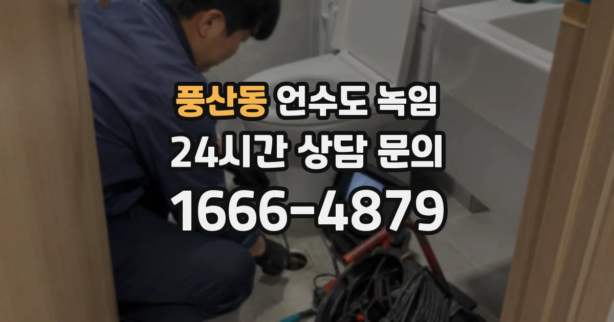 풍산동 언수도 녹임