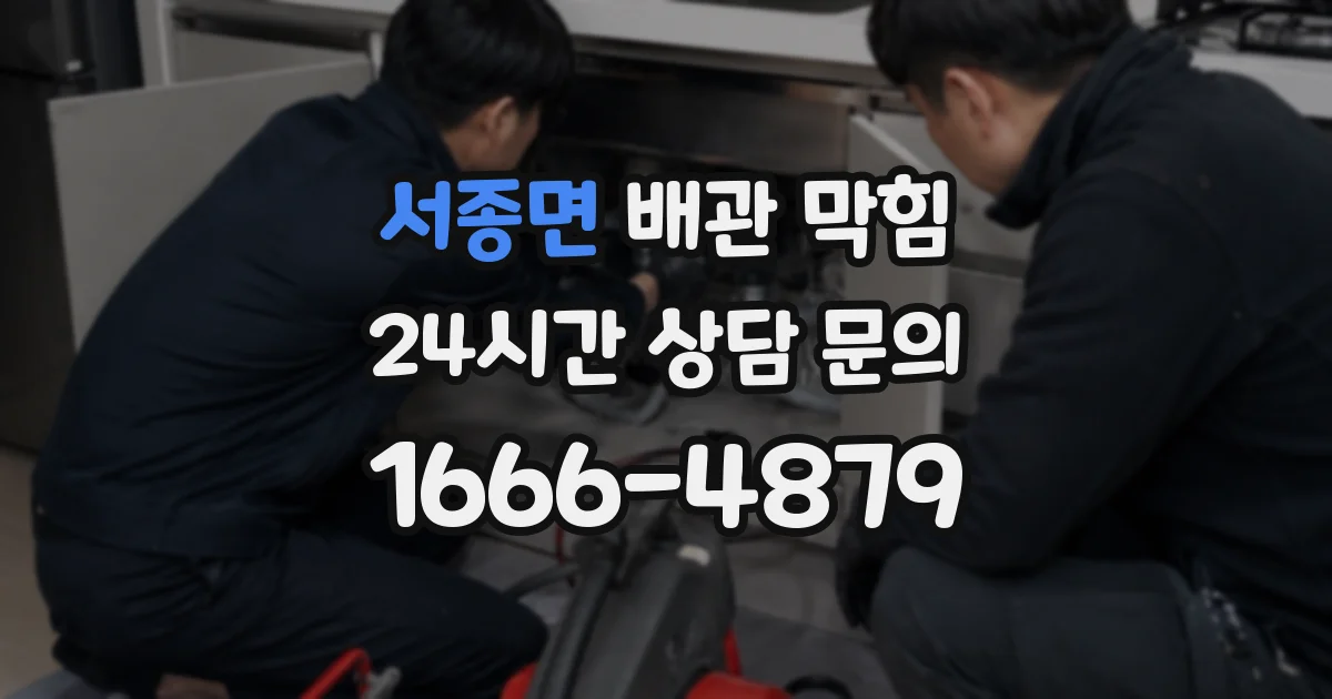 서종면 배관 막힘