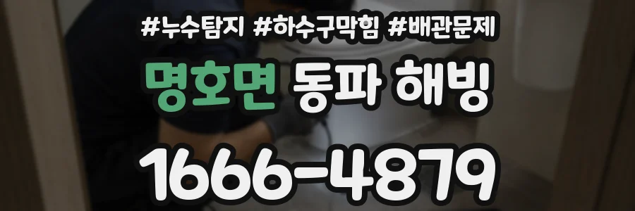 명호면 동파 해빙
