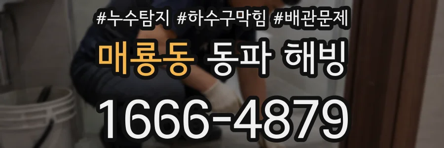매룡동 동파 해빙
