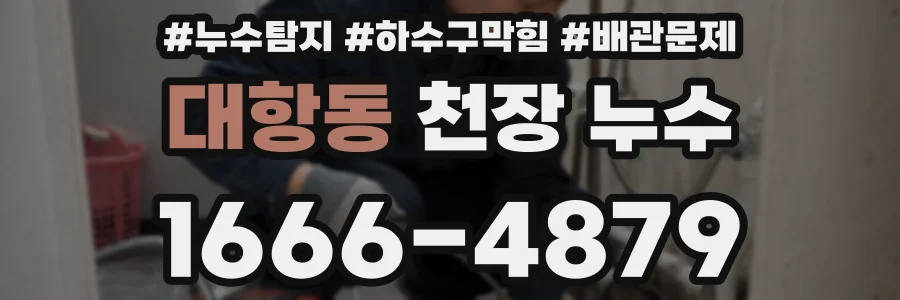 대항동 천장 누수