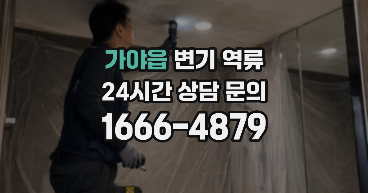 가야읍 변기 역류