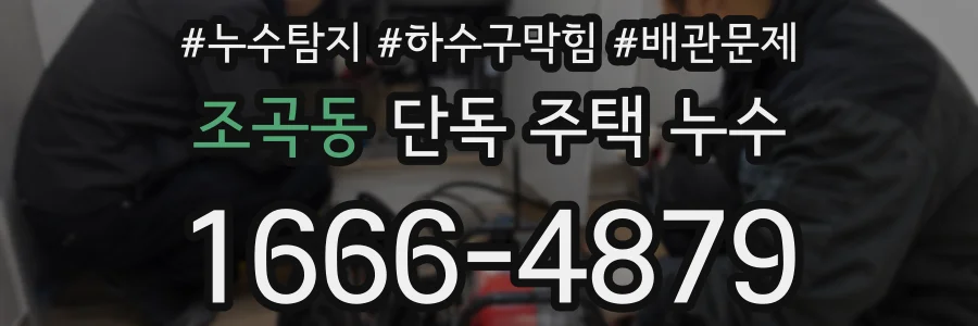 조곡동 단독 주택 누수