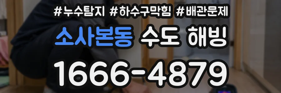 소사본동 수도 해빙