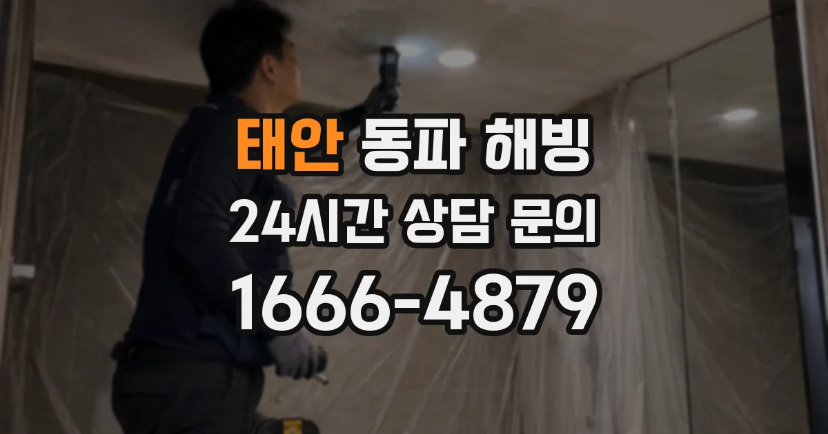 태안 동파 해빙