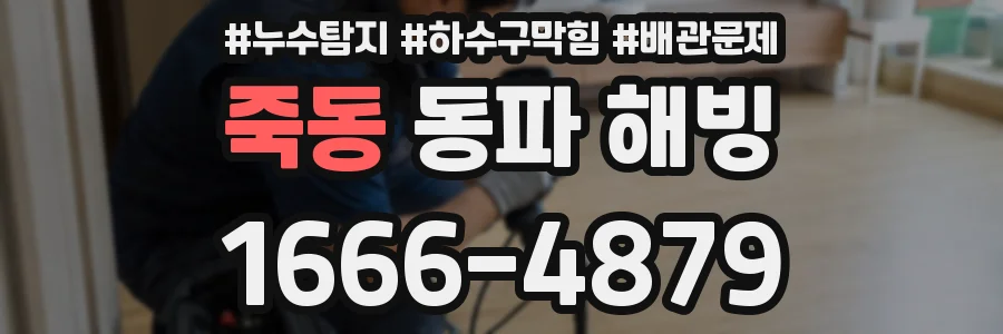 죽동 동파 해빙