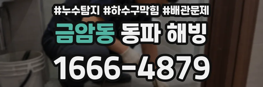 금암동 동파 해빙