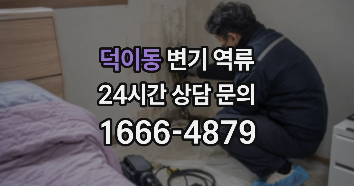 덕이동 변기 역류