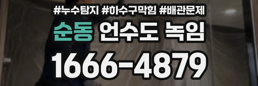 순동 언수도 녹임