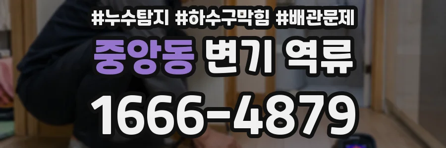 중앙동 변기 역류