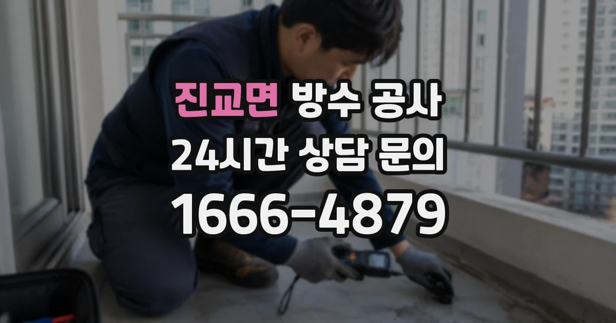 진교면 방수 공사