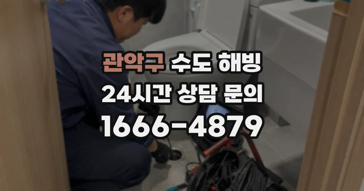 관악구 수도 해빙