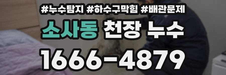 소사동 천장 누수