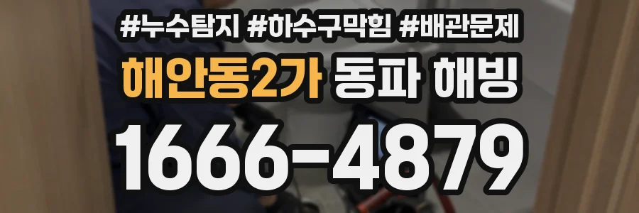 해안동2가 동파 해빙