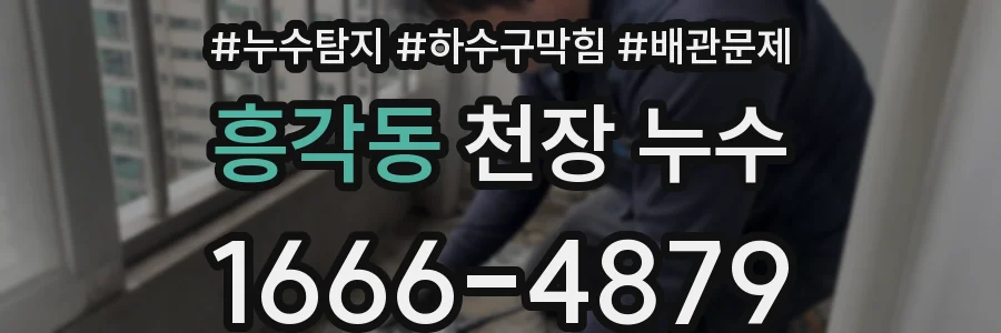 흥각동 천장 누수