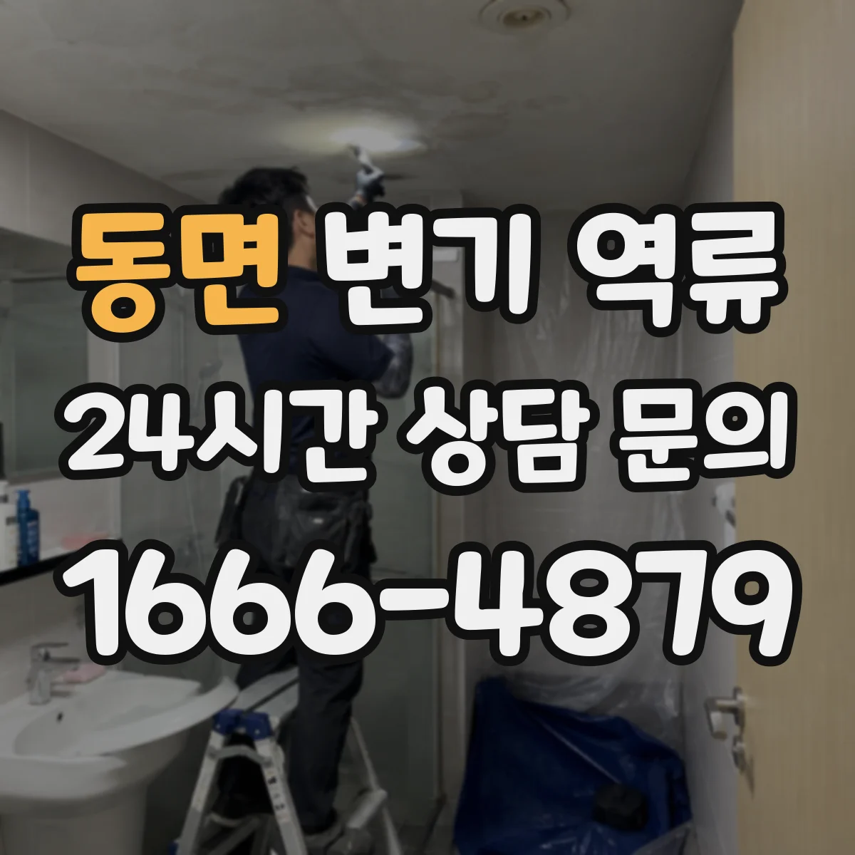 동면 변기 역류