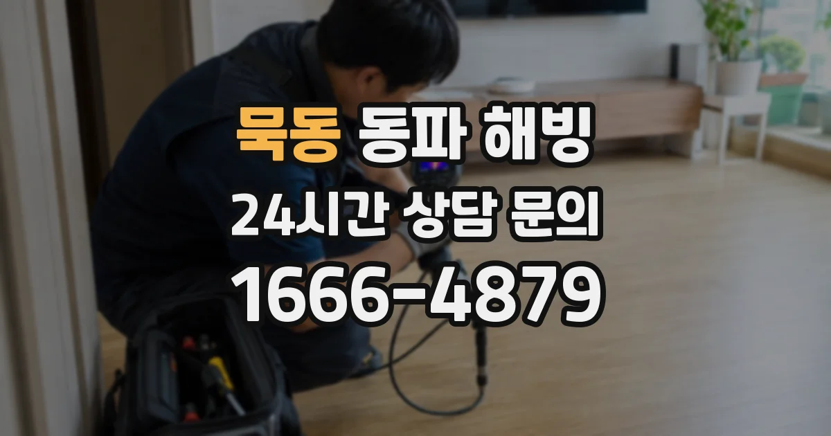 묵동 동파 해빙