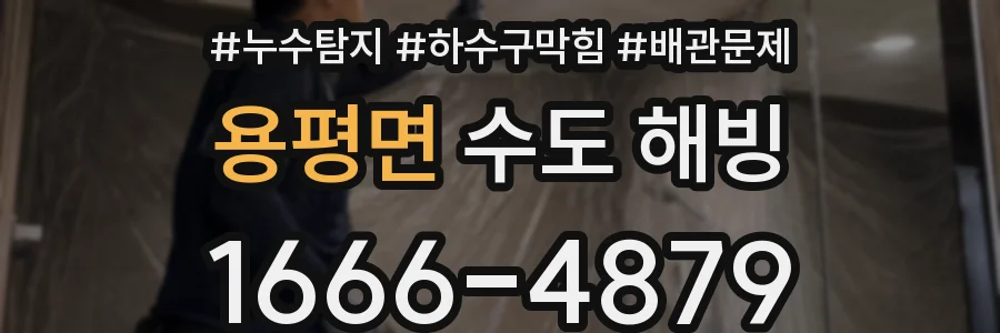 용평면 수도 해빙