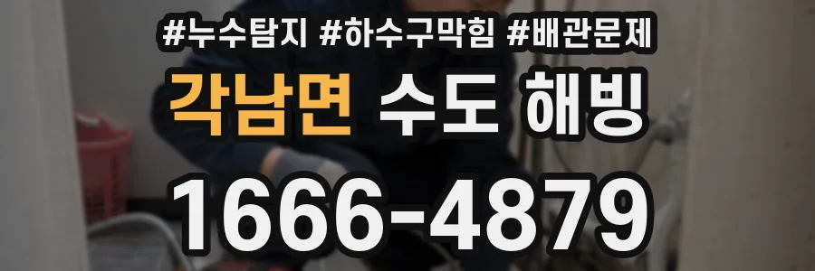 각남면 수도 해빙