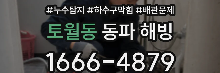 토월동 동파 해빙