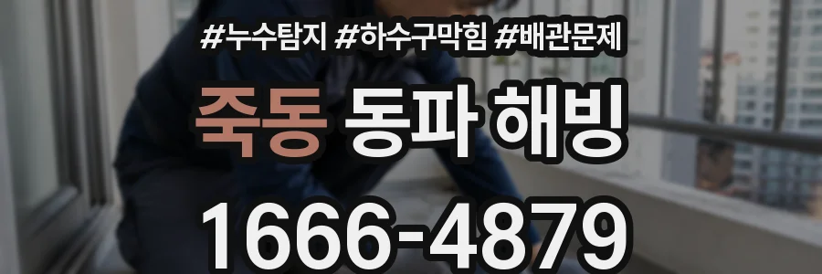 죽동 동파 해빙