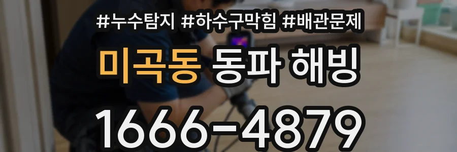 미곡동 동파 해빙