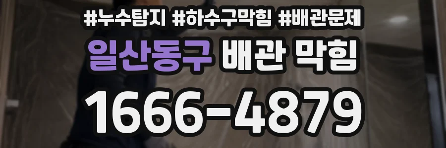 일산동구 배관 막힘