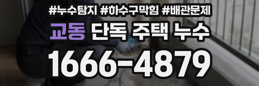 교동 단독 주택 누수