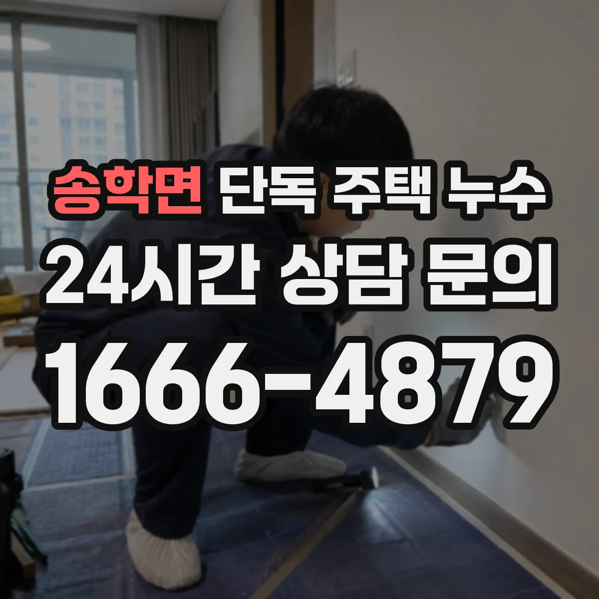 송학면 단독 주택 누수