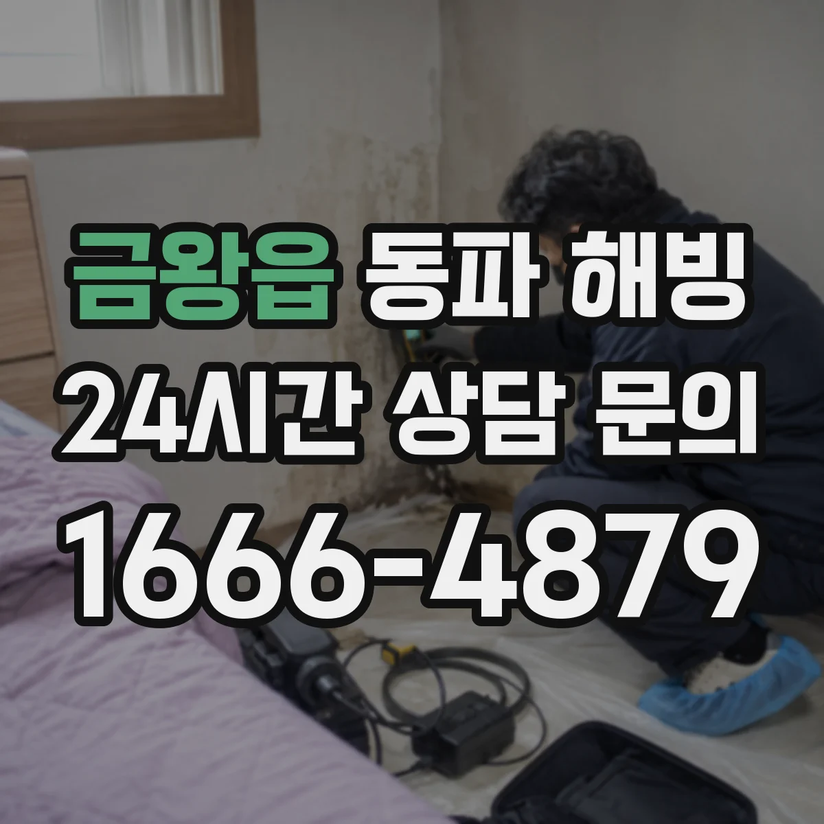 금왕읍 동파 해빙