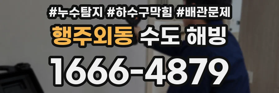 행주외동 수도 해빙