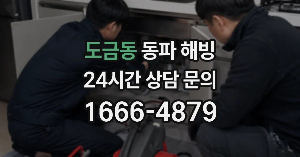 도금동 동파 해빙