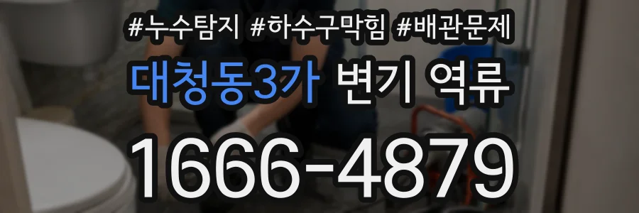 대청동3가 변기 역류